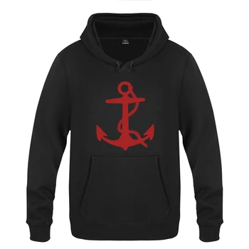

Creative Anchor Cool Hoodies Men 2018 Men's Pullover Fleece Hooded Sweatshirts