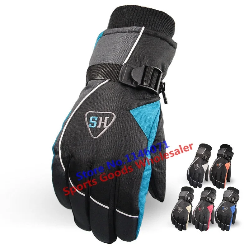 Adjustable Waterproof Male Mountain Hiking Cycling Gloves Anti Slip