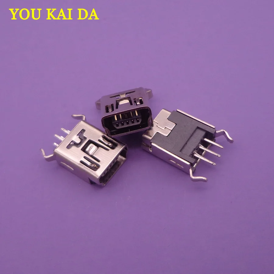 20 шт./лот Micro usb разъем для зарядки, мини USB разъем для Philips, 180 градусов подставка для ног женский порт передачи данных