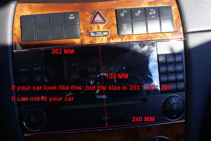 Discount HIRIOT 7 IPS Car Android 8.0 DVD GPS Player Sat Navi For Mercedes Benz C-Class W203 W209 4G RAM 32G Radio BT WIFI DAB+MAP TPMS 1