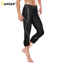 Junlan, мужские тренировочные штаны, неопреновые, для коррекции фигуры, шорты для похудения, эластичные брюки, нижняя корректирующая одежда для уменьшения веса