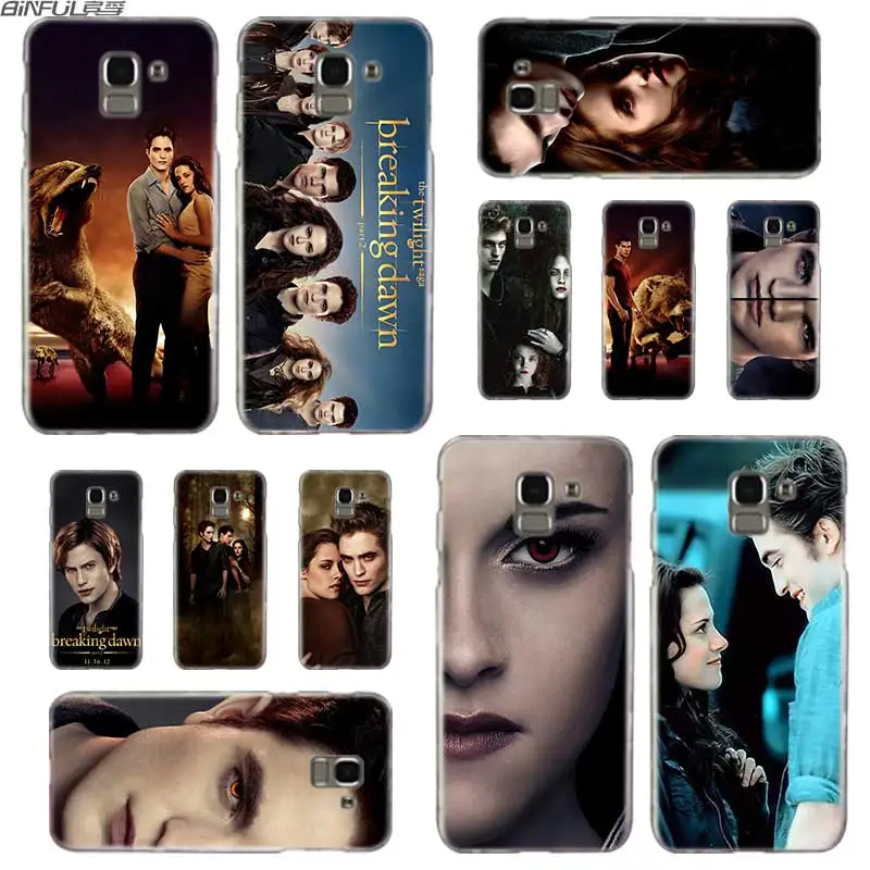 

BINFUL Transparent hard case for Samsung J3 J4 J5 J6 J7 J8 2015 2016 2017 EU 2018 Prime Max The Twilight Saga