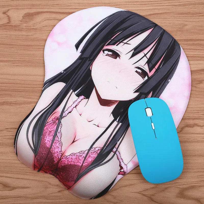 FFFAS-Funny-3D-Breast-Mouse-Pad-drop-shipping-silicone-Pechos-Borst-Seins-Custom-Mousepad-Japan-Anime (2)