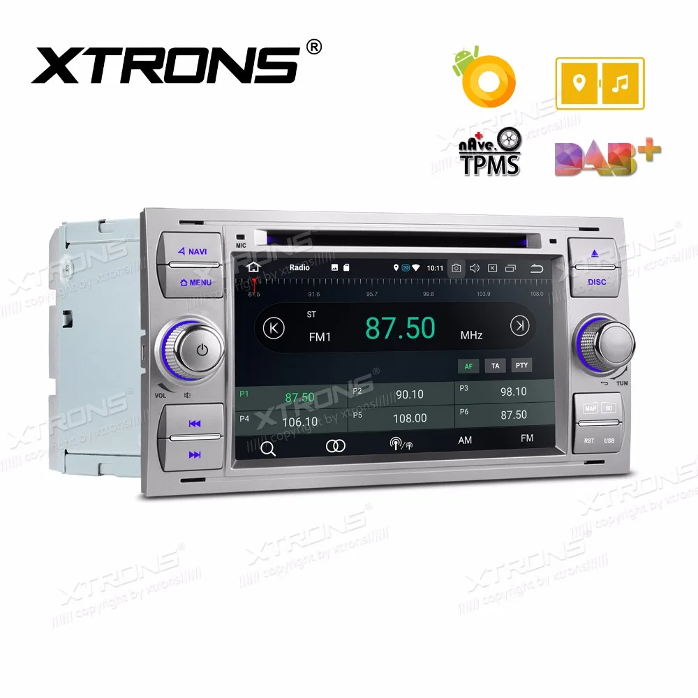XTRONS 7 &quotAndroid 8 0 Восьмиядерный автомобильный стерео DVD плеер радио GPS навигация для