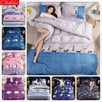 

Dogs Pattern Creative Duvet Cover 3/4 pcs Bedding Set Adult Kids Child Soft Bed Linen Single Full Double Queen King Size 180x220