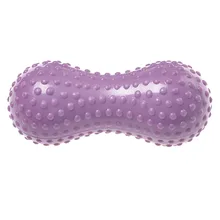 2 цвета мышечный массажер массажная фассия арахисовый мяч спортивный ролик для фитнеса Массажер для йоги ПВХ оборудование#5A11