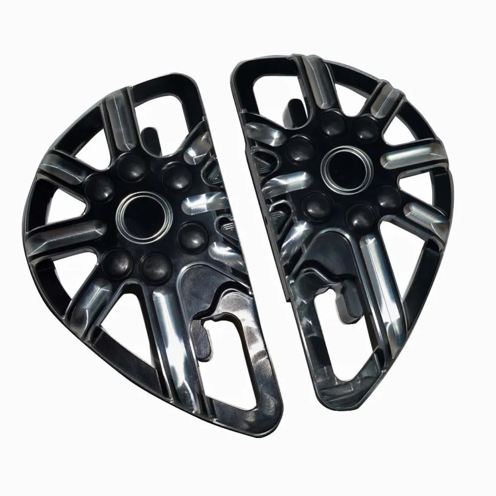 Motorcycle CNC Foot Board Rear Black Passenger Floorboards For Harley Electra Glide Road King