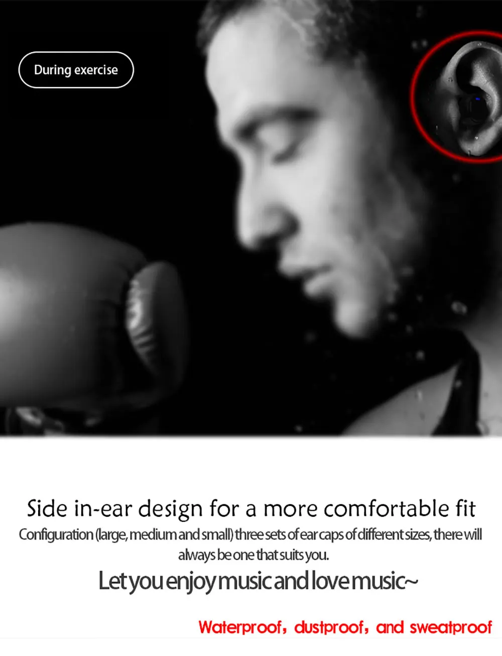 Беспроводные Bluetooth наушники, Спортивная игровая гарнитура, настоящие беспроводные наушники для samsung, Xiaomi, наушники с шумоподавлением, Bluetooth