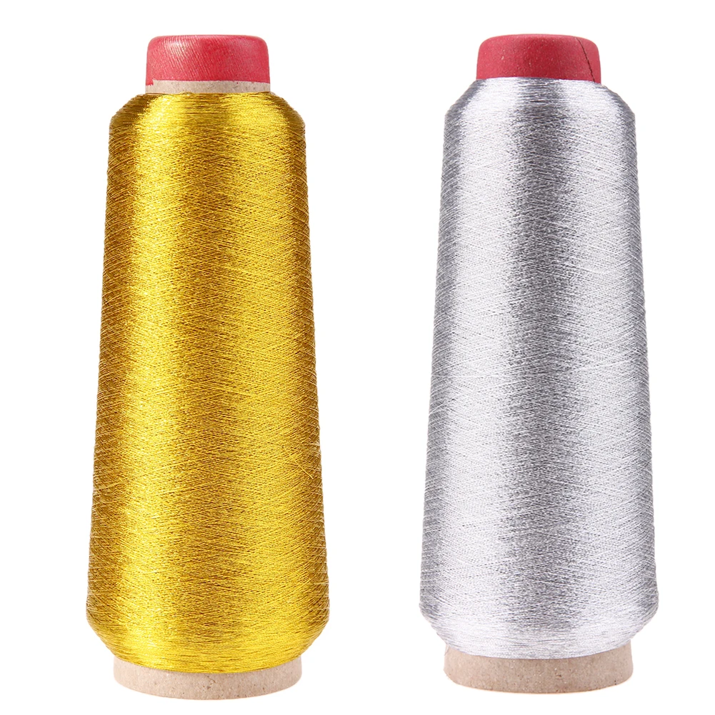 200Yarns Gold Silver Thread Thread Bright Light DIY Patchwork Household  Sewing Machine Embroidery Thread Handmade Accessories - AliExpress