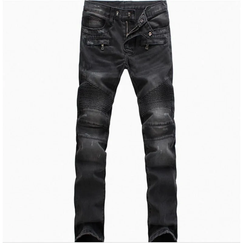 mens designer biker jeans