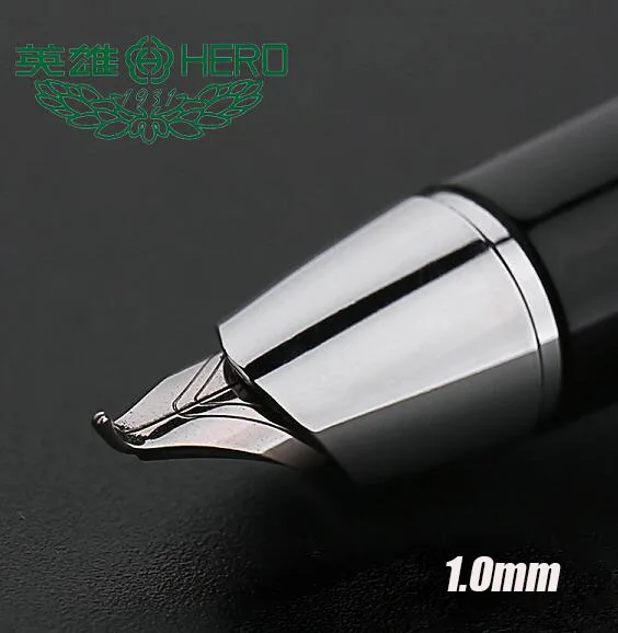 New-Arrival-HERO-101-Metal-Pen-Smooth-Writing-Ink-Pen-Bent-Nib-Art-Fountain-Pen(1)