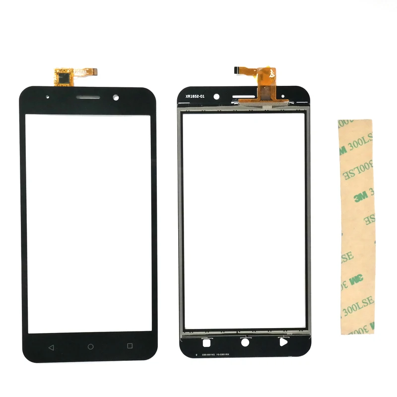

5.0 Inch For INOI 2 Lite / INOI 2 Touch Screen Digitizer Front Glass Lens Black Gold color With 3m stickers