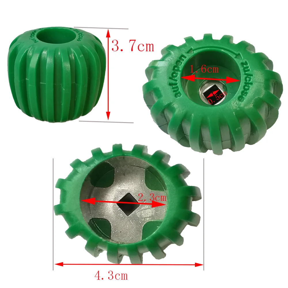 Ручка для резервуара для подводного плавания, длинная ручка клапана цилиндра, черный, красный, зеленый
