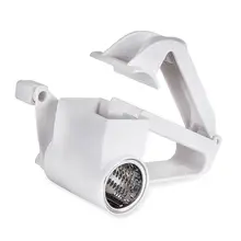 Нержавеющая сталь вращающийся сырный масло терка для шоколада фруктов и овощей измельчитель белый