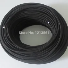 5 м/лот) 2*0,75 мм винтажный черный цвет вязаный электрический провод Круг Подвеска в виде вилки светильник p. v ткань медный Электрический провод