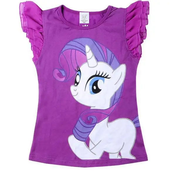 purple my little pony clothing 2015 girls summer t shirt girl