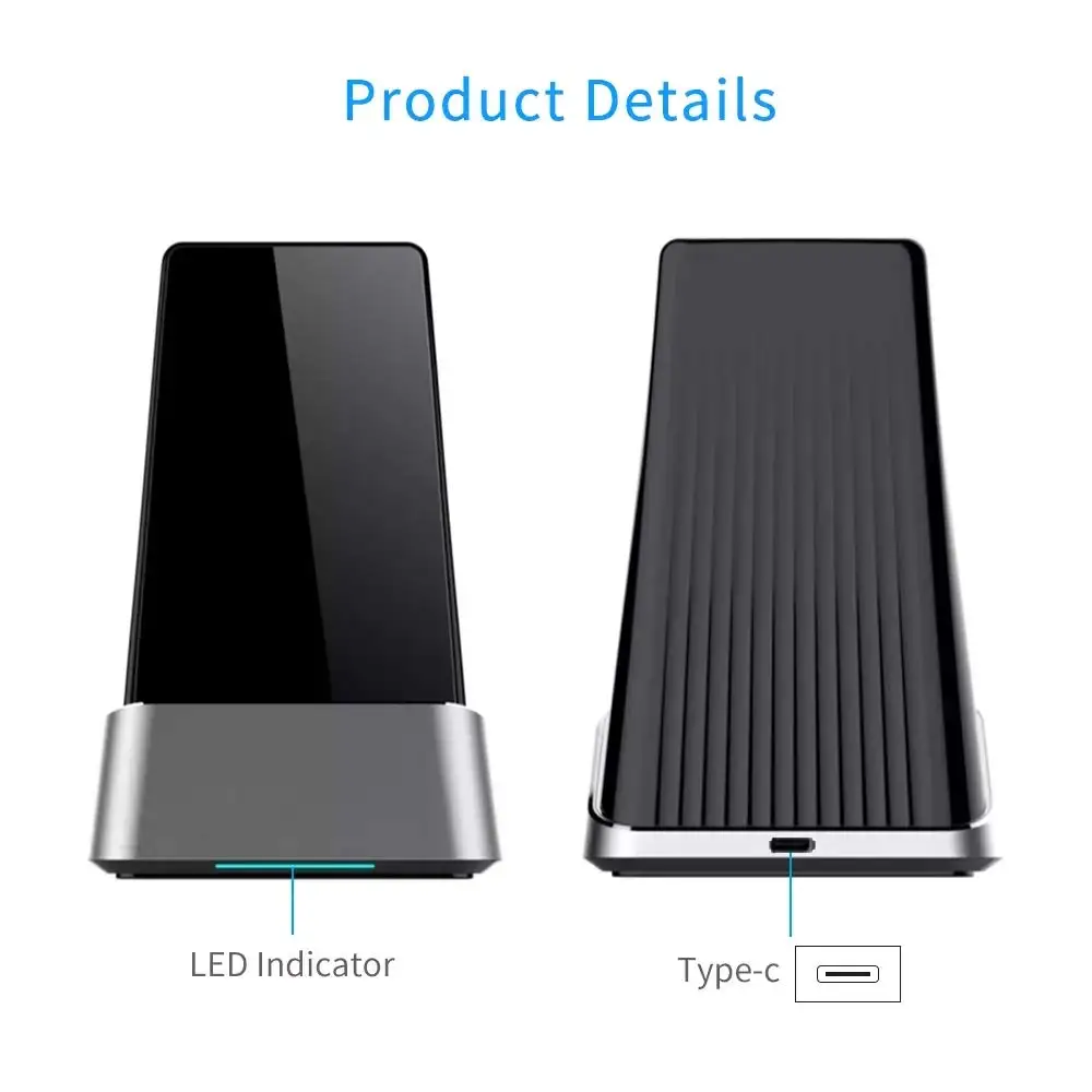 Ascromy Qi Wireless Phone Holder Charger 10W for Samsung Galaxy S10 S9 S8 Plus S10E S7 S6 Edge Plus wirless Charger pad cargador (16)