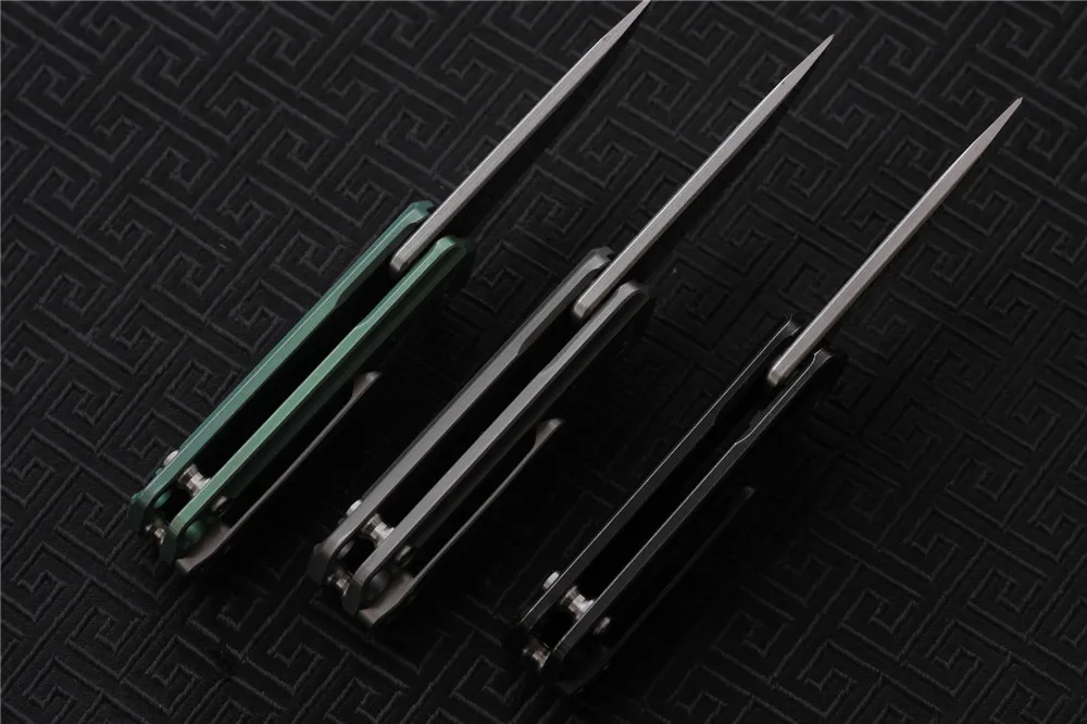 Ваучинг дизайн T03 складной нож, лезвие: M390, Ручка: титановый сплав Открытый Кемпинг Фрукты складной нож EDC инструменты