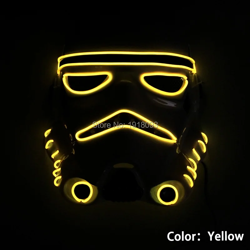 new arrive flashing star wars glowing el wire mask led neon holiday lighting halloween light - Halloween Lights Thriller new arrive flashing star wars glowing el wire mask led neon holiday lighting halloween light - Halloween Lights Thriller