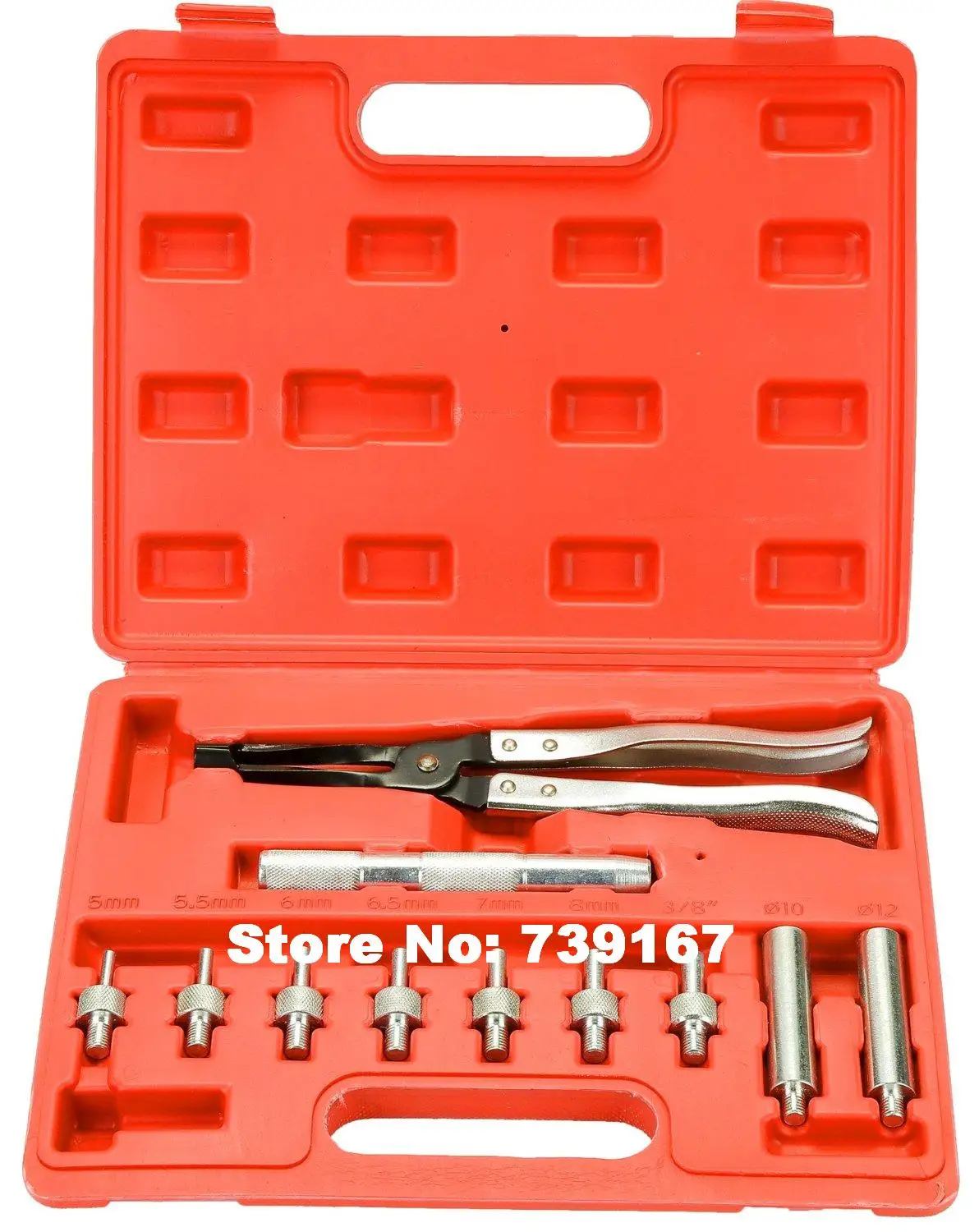 

Automotive Valve Stem Seal Removal Plier Car Garage Tool Valve Spring Stem Seal Tools Set ST0024