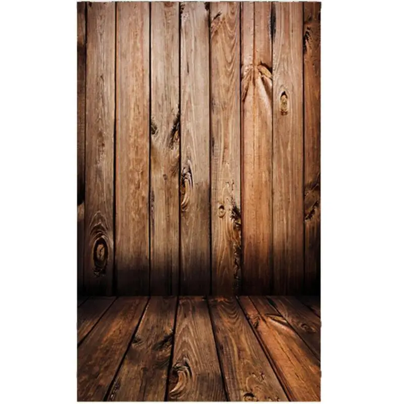 Wood Plank Background Cloth Photographic Studio Backdrops Photography Props