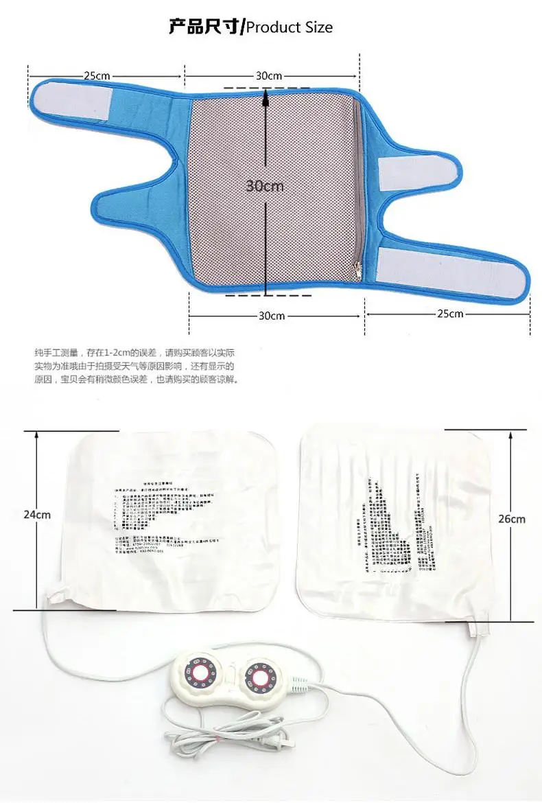 1 пара электронагревательных наколенников инфракрасная Магнитная терапия артрит ревматизм физиотерапия инструмент с Прижиганием