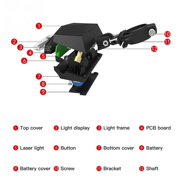 Sale USB Charging Wireless Bike Tail Light LED Waterproof Smart Remote Control Turn Night Riding Bicycle Rear Light Signal Lamp #2 9