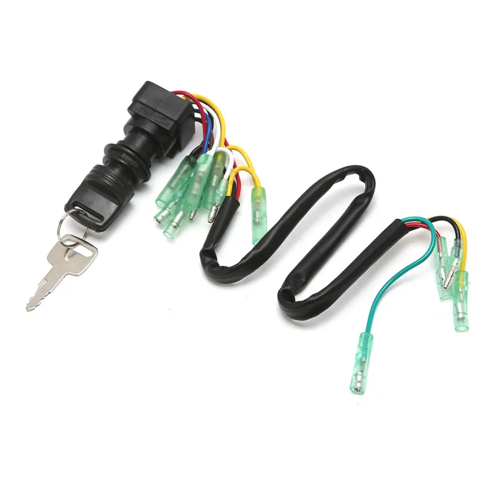 Ignition Switch Key Assy for Yamaha Outboard Motor Control ... yamaha outboard wiring harness key switch 