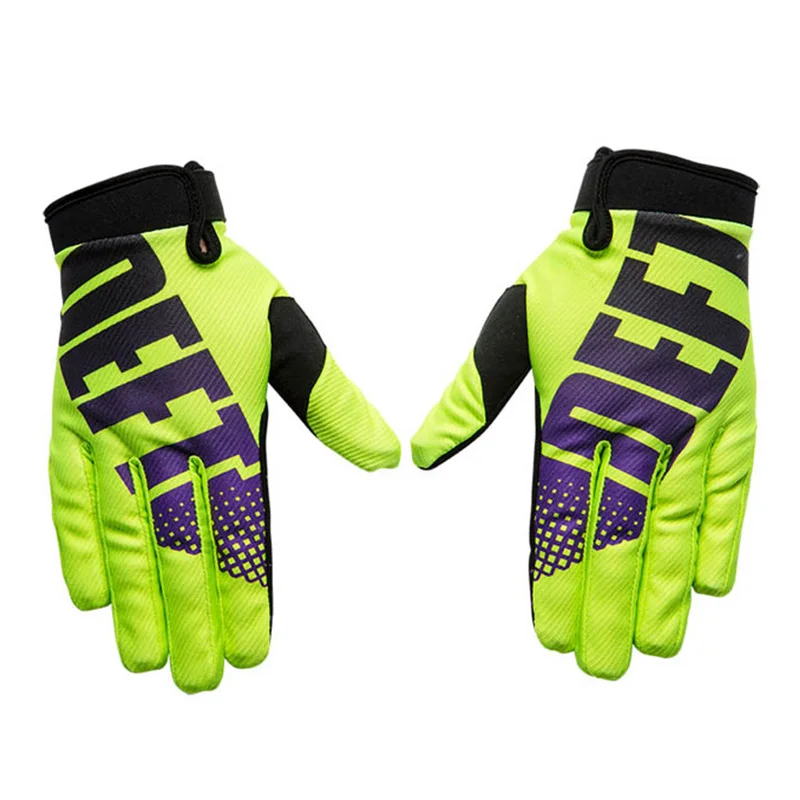 

2018 Men Women Long Finger Motocross Gloves Deft Motorcycle Motorcycle Racing Gloves Riding Cycling Gloves F