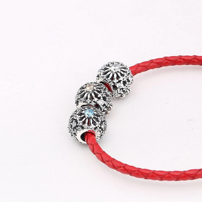 

Fits Bracelet Charm Jewelry DIY with Women Party Gifts Zircon Stars 925 Sterling Silver Jewelry Beads