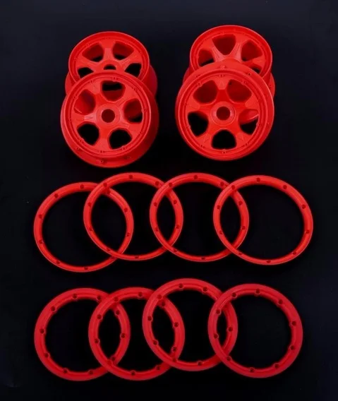 Cheap high strength nylon wheel hub And rim kit for 1/5 hpi baja 5b rc car parts Cheap high strength nylon wheel hub And rim kit for 1/5 hpi baja 5b rc car parts