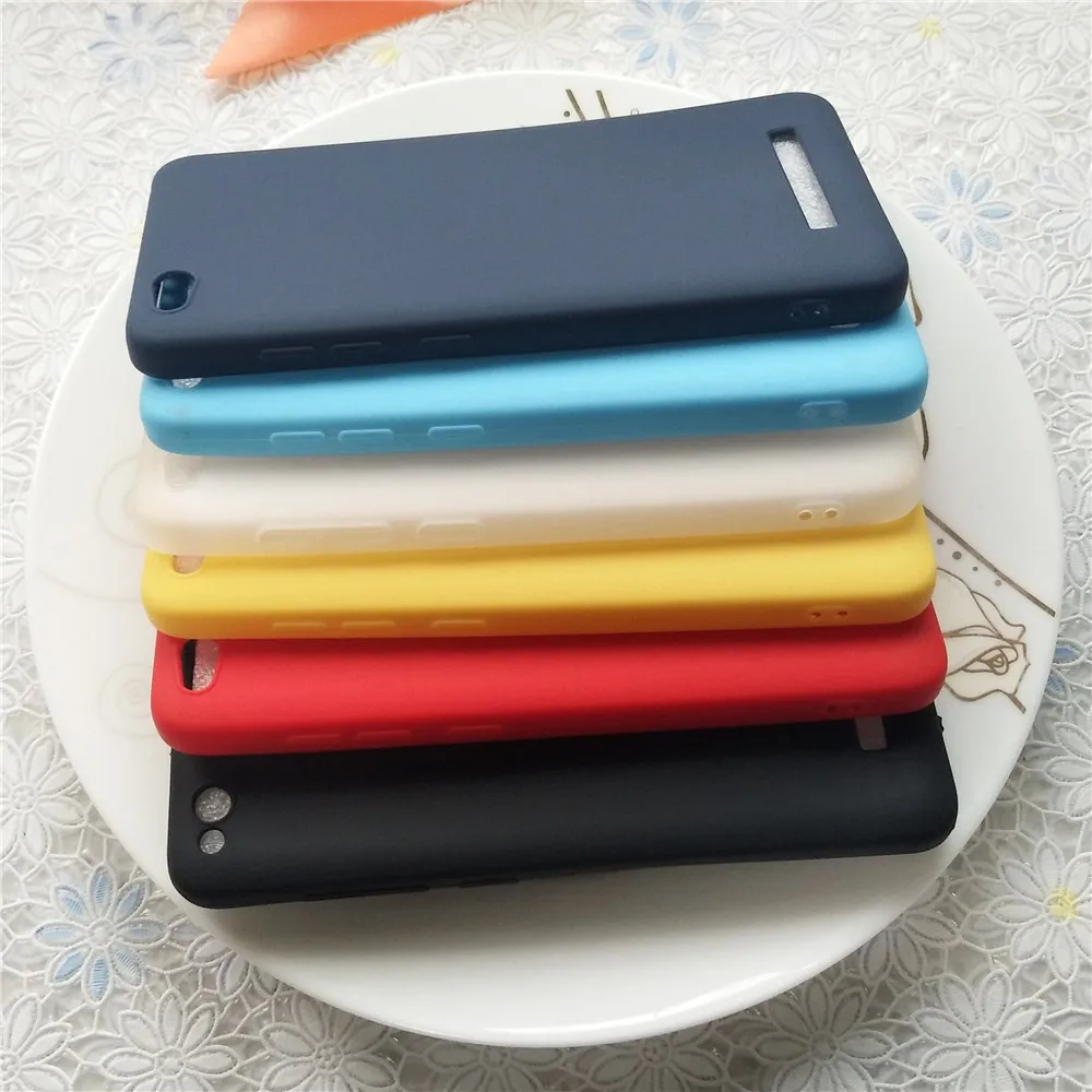 Macarons цветной ТПУ силиконовый матовый чехол для Xiaomi Redmi 4A высокое качество яркий