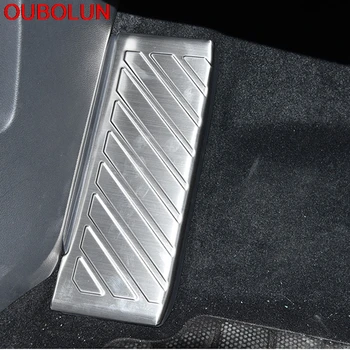 

Accessoires For Volkswagen VW Tiguan Second Generation 2017 2018 Stainless Steel Interior Foot Rest Pedal Protector Cover Trim
