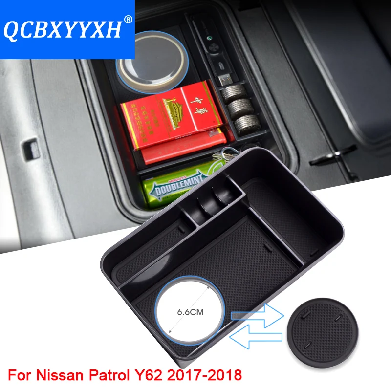 QCBXYYXH Car Center Console Armrest Storage Box Covers For Nissan