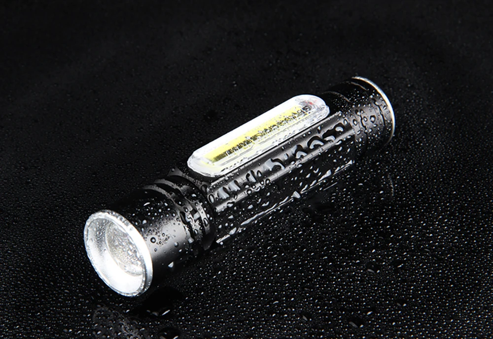 Сильный свет велосипеда Водонепроницаемый 4 режима освещения LED+ удара велосипедов свет зарядка через usb Поддержка зум хвост магнит открытый езда на ночь