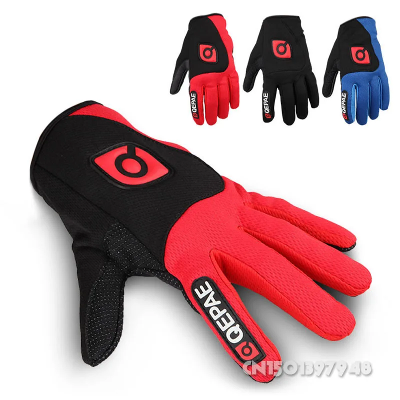 Winter Windproof MTB Motorcycle Ciclismo Road Bike Racing Cycling Bicycle Full Finger Gloves Breath able Bike Outdoor MTB9012