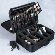Makeup Bag Organizer Professional Makeup Box Artist Larger Bag nail pattern semi-permanent tool box cosmetic case bags Makeup Bag Organizer Professional Makeup Box Artist Larger Bag nail pattern semi-permanent tool box cosmetic case bags
