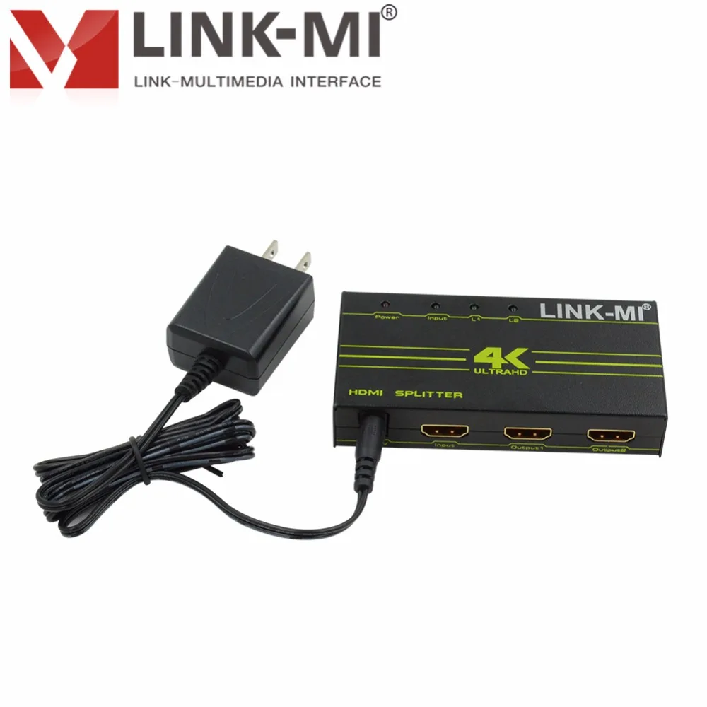 LINK MI H102G 4K2K 1x2 HDMI S поддержка 3D совместимый видео аудио конвертер 2 дисплеи 1.4a 97