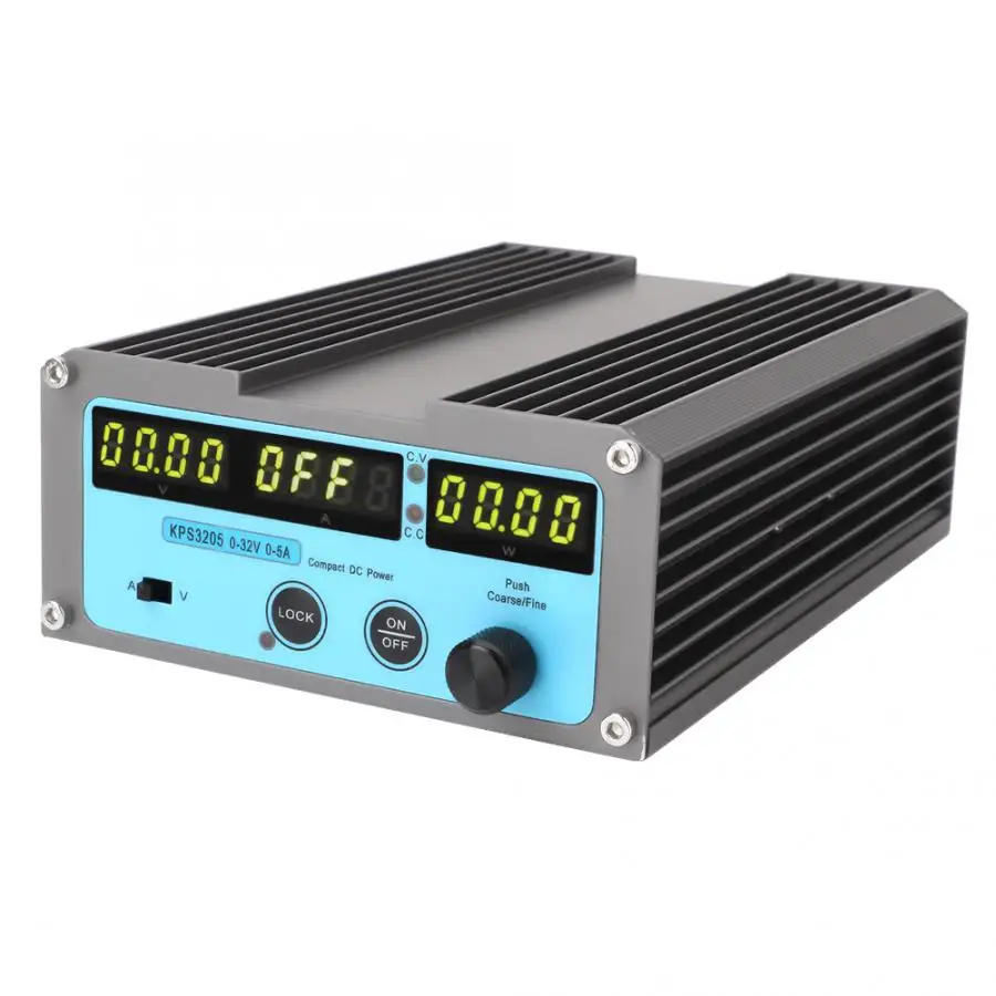 KPS3205 0-32 в пост 0-5A Выход Регулируемый Цифровой DC Питание 4-цифровой Дисплей 100-240 V переключатель Питание