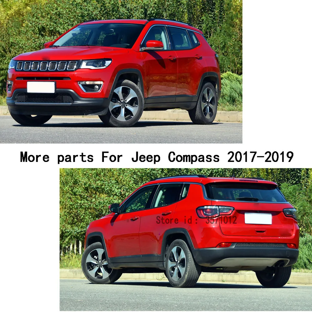 Для Jeep Compass 2017 2018 2019 2020 Стайлинг кузова автомобиля панель из нержавеющей стали