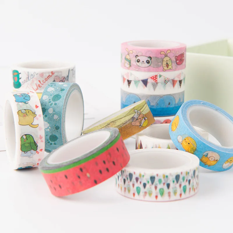 DIY милый Kawaii символ флаг васи ленты наклейки Скрапбукинг декоративная клейкая