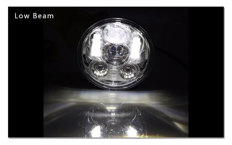 New Motos Accessories 5.75 headlight motorcycle 5 34 led headlight for Harley 5-34 Motorcycle Black Projector Daymaker (14)