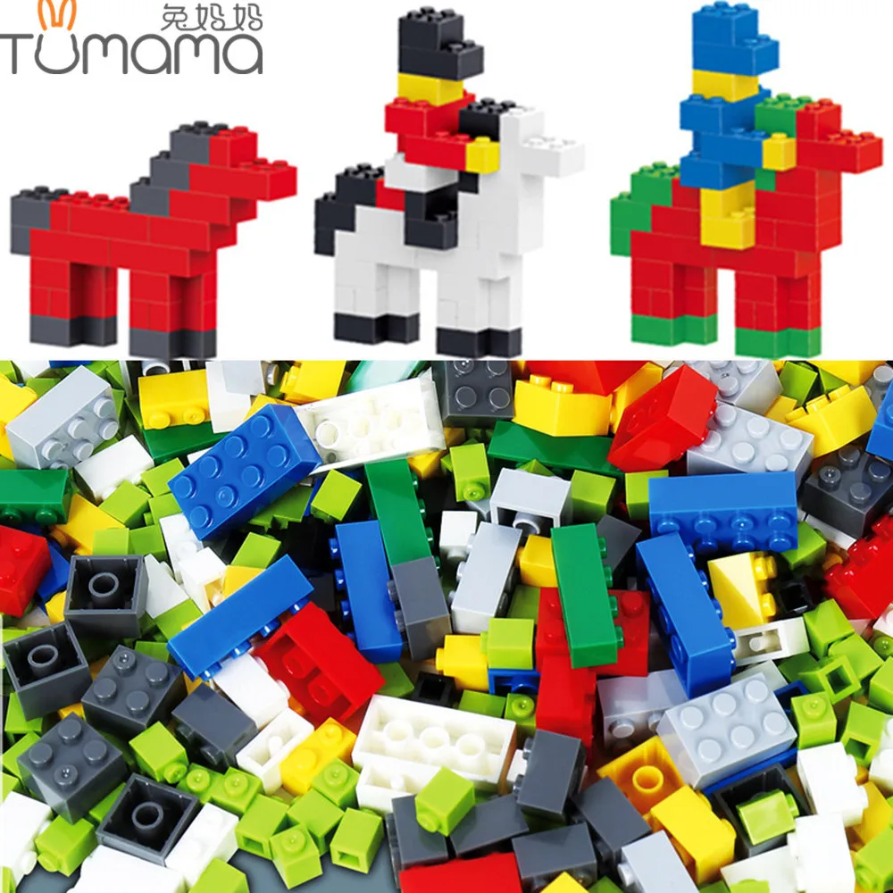

Tumama Creative Building Blocks DIY Educational Toys For Child Self-locking Learning Intellect Animal Construction Toy 1000PCS