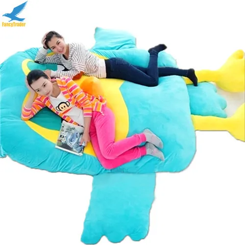 Fancytrader Giant Plush Soft Stuffed Owl Sofa Bed Beanba Sleeping Bed Mattress 2 Colors, Nice Gift FT90901 (2)