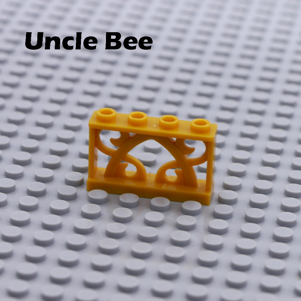City Fence Building Blocks Street View House Garden Barrier DIY Assemble Particles MOC Bricks Toys Compatible LegoINGlys Friends (7)