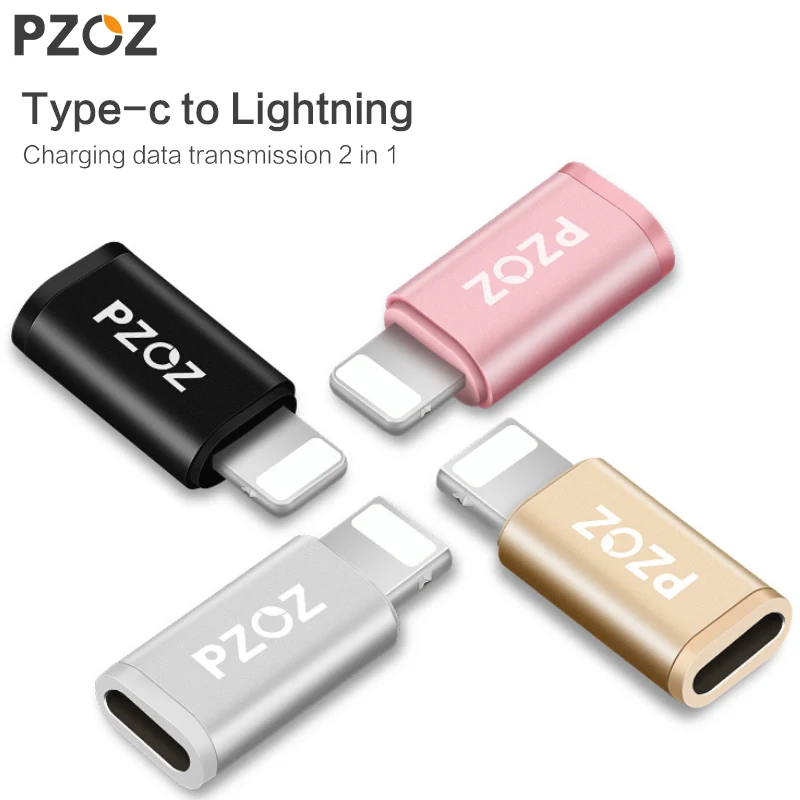 PZOZ Type C USB Adapter to Lightning for iPhone Cable