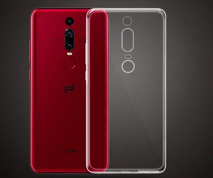 Caso Per Huawei Mate Rs Ultra Sottile Tpu Trasparente Posteriore Per Huawei Mate Rs Porsche Design 6.0 "Casi Sacchetto