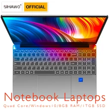 Ноутбук 15," Intel Core i3 5005U Win10 1920x1080 FHD 8 ГБ ОЗУ 1 ГБ SSD ноутбук с подсветкой клавиатуры металлическая крышка ноутбука