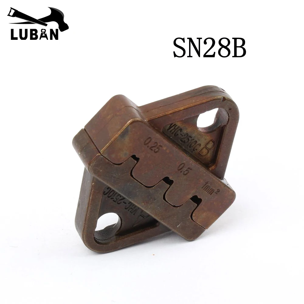 

SN28B MINI EUROPE STYLE Die Sets for SN CRIMPING PLIER series hand crimping tool and for SN-28B crimping tool 0.25-1mm2 jaws
