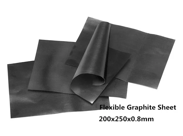 online shop flexible graphite sheet 200x250x0 8mm for gas flexible graphite sheet